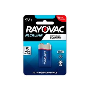 Bateria Alcalina RAYOVAC 9V 1un