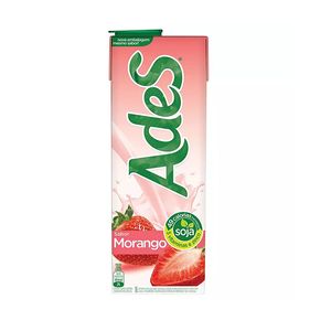 Bebida à Base de Soja ADES Sabor Morango 1l