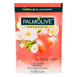 Sabonete Líquido Óleo Nutritivo Palmolive Naturals Sachê 200ml Refil