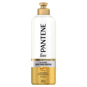 Creme para Pentear Pantene Liso Extremo Frasco 240g