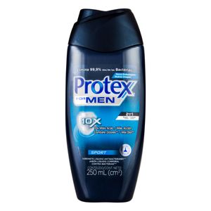 Sabonete Líquido Antibacteriano Sport Protex For Men Frasco 250ml