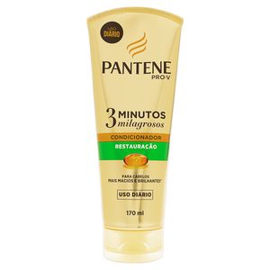 Condicionador Pantene 3 Minutos Milagrosos Restauração Bisnaga 170ml