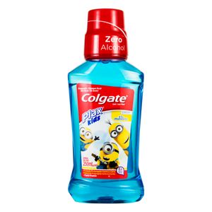 Enxaguante Bucal Zero Álcool Tutti Frutti Minions Colgate Plax Kids Frasco 250ml