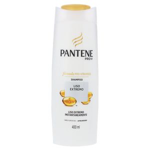 Shampoo Pantene Liso Extremo Frasco 400ml