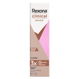 Antitranspirante Aerossol Classic Rexona Clinical 150ml