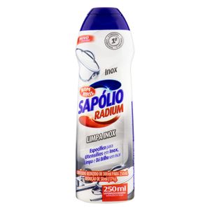 Saponáceo Cremoso Limpa Inox Sapólio Radium Squeeze 250ml