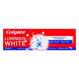 Creme Dental Luminous White Instant COLGATE 70g