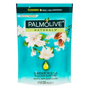 Sabonete Líquido Suavidade Delicada Palmolive Naturals Sachê 200ml Refil