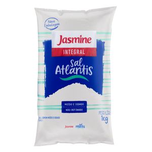 Sal Marinho Moído Integral Jasmine Atlantis Pacote 1kg