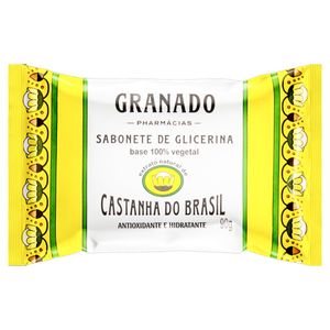 Sabonete em Barra de Glicerina Castanha do Brasil Granado Terrapeutics Pacote 90g