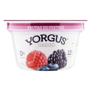 Iogurte Grego YORGUS Frutas Silvestres 130g