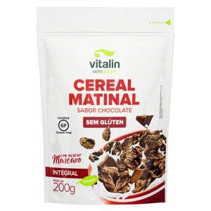 Cereal Matinal Sabor Chocolate Sem Glúten VITALIN  200