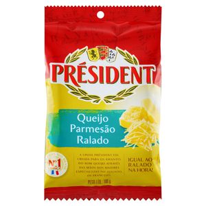 Queijo Parmesão Ralado  PRÉSIDENT 100