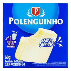 Queijo Processado UHT Original Polenguinho 68g 4 Unidades