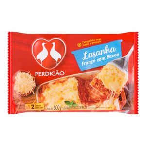 Lasanha Frango com Bacon Perdigão Pacote 600g