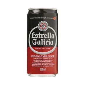 Cerveja Lager Pilsen Puro Malte ESTRELLA GALICIA Lata 269ml