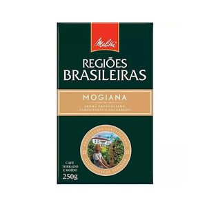 Café Torrado e Moído Regiões Brasileiras Mogiana MELITTA Caixa 250g