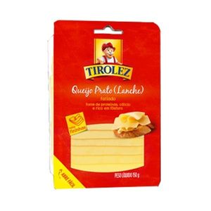Queijo Prato TIROLEZ Fatiado Pacote 150g