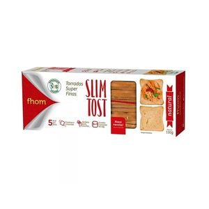 Torrada FHOM Slim Tost Natural Pacote 462g