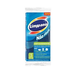 Esponja LIMPPANO Antiaderente Pacote 3un