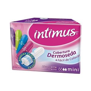 Absorvente Interno Mini INTIMUS Caixa 8 Unidades