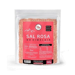 Sal Rosa do Himalaia VILA ALIMENTOS Pacote 300g