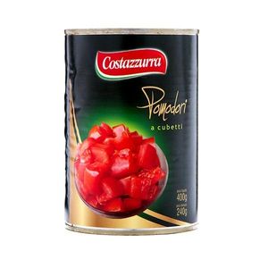 Molho de Tomate COSTAZZURRA A Cubetti Lata 400g