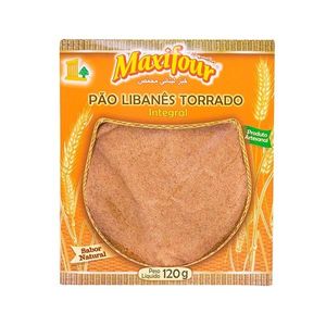 Pão Libanês Integral Torrado MAXIFOUR Caixa 120g