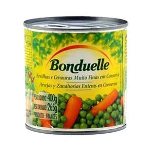 Ervilha e Cenoura BONDUELLE Lata 400g