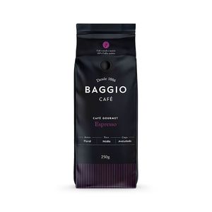 Café Torrado e Moído Espresso BAGGIO 100% Arabica Pacote 250g