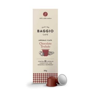 Cápsula de Café Torrado e Moído Chocolate Trufado BAGGIO 100% Arabica Pacote 50g