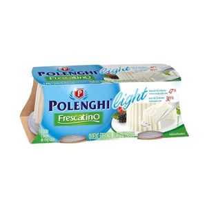 Queijo Frescal Ultrafiltrado FRESCATINO POLENGHI Light Pote 130g