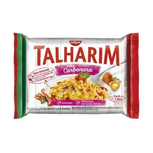 Macarrão Instantâneo TALHARIM NISSIN Carbonara Pacote 90g