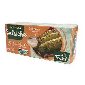 Salsicha Vegetal TENSEI Cenoura e Quinoa Caixa 160g