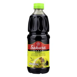 Molho Shoyu Light Sakura Garrafa 500ml