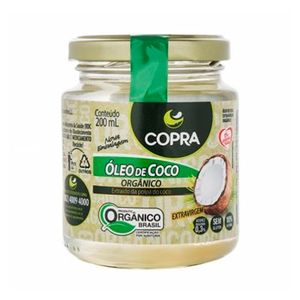 Óleo de Coco Orgânico Copra Extra Virgem Pote 200ml