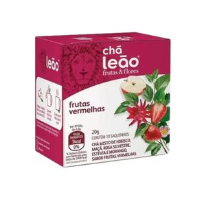 Chá Frutas Vermelhas Leão 10un 20g