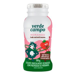 Iogurte Kids Morango  Verde Campo 170G