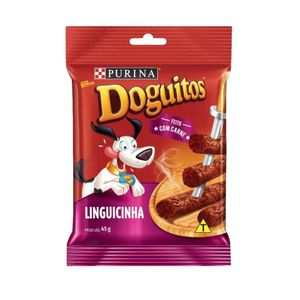 Ração Petisco para Cães Linguicinha Doguitos Sache 45g