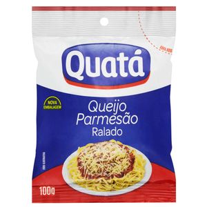 Queijo Parmesão Ralado Quatá Pacote 100g