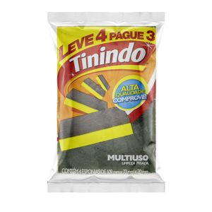 Esponja Multiuso Tinindo Leve 4 Pague 3 Unidades