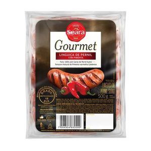 Linguiça Apimentada de Pernil SEARA Gourmet Pacote 500g