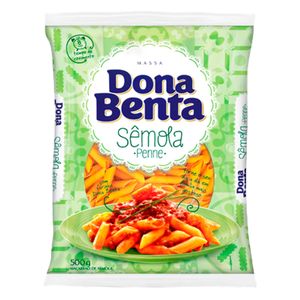 Macarrão DONA BENTA Penne Sêmola Pacote 500g