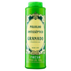 Talco GRANADO Polvilho Antisseptico Fresh Frasco 100g