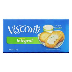 Torrada Integral VISCONTI Pacote 120g