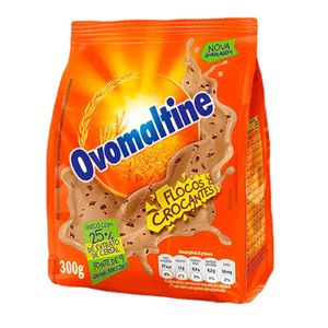 Achocolatado OVOMALTINE Flocos Crocantes Sachê 300g