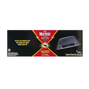 Inseticida Isca Mata Baratas Mortein Pro Caixa 6 Unidades