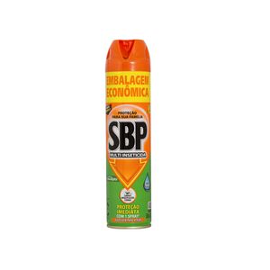 Multi Inseticida Aerossol Óleo de Eucalipto SBP Embalagem Econômica Frasco 380ml