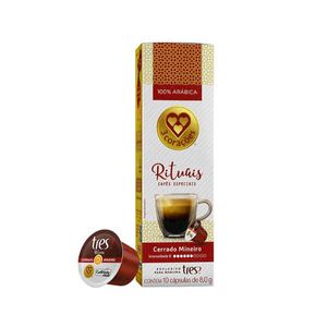 Cápsula de Café com Leite 3 Corações 10 Cápsulas De 8,0g