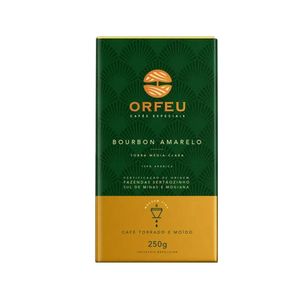 Café Bourbon Amarelo ORFEU Torrado e Moído Caixa 250g